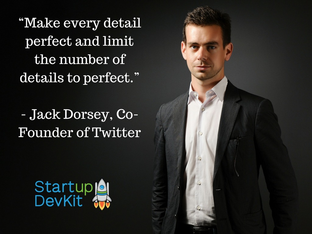 Jack Dorsey of Twitter quote on product development
