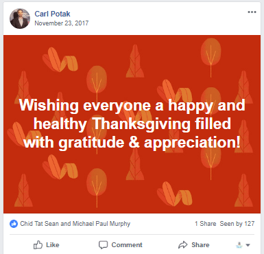 Holidays Post on facebook
